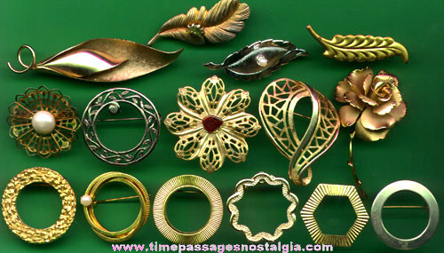 (15) Jewelry Brooch Pins