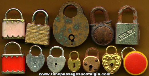 (12) Miniature Pad Locks