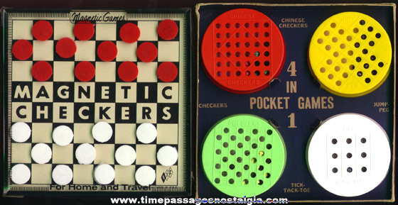 (2) Old Travel Game Sets