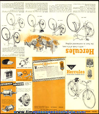 (2) Small Old Bicycle Advertising Items