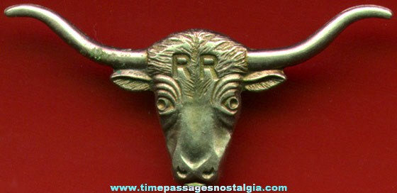 Old Royal Rangers Steer Head Pin