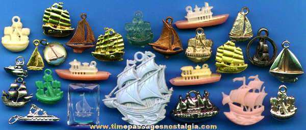 (25) Ship And Boat Charms