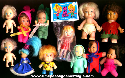 Mixed Lot Of (12) Small Dolls