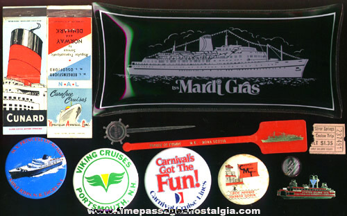 (12) Different Small Cruise Line / Ship Advertising Items