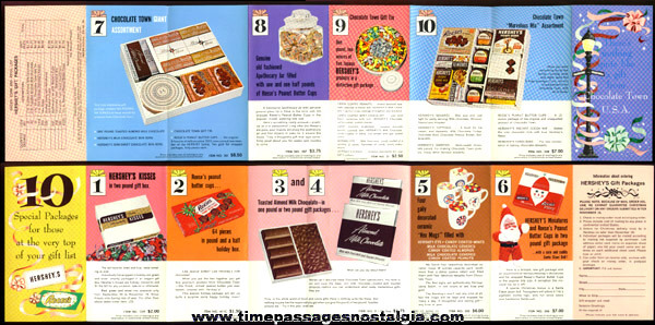 (2) 1960s Hersheys Chocolate Paper Advertising items
