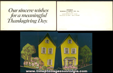 1971 POP UP Advertising Greeting Card