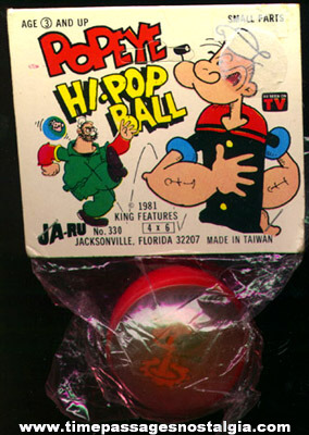 (3) Unopened 1980’s Popeye Character Toys