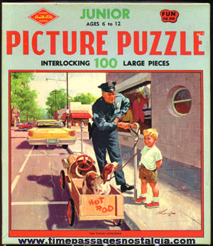 Old Policeman & Boy Warren Built Rite Jigsaw Puzzle
