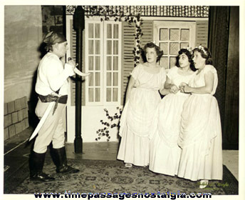 (5) 1956 Items For The Theatre Play: "NAUGHTY MARIETTA"