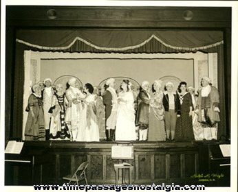 (5) 1956 Items For The Theatre Play: "NAUGHTY MARIETTA"