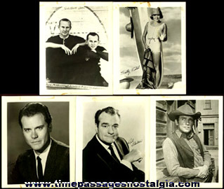 (5) Different Celebrity Publicity or Promotional Photographs