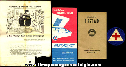 (4) Old Civil Defense Items