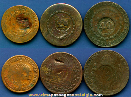 (3) 18th & Early 19th Century BRAZILIAN Coins