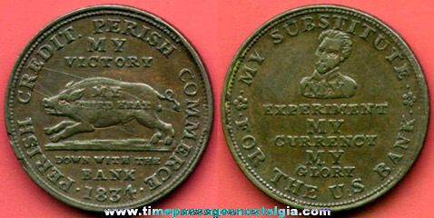 1834 United States Hard Times Token