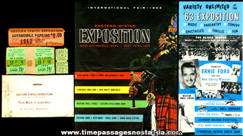 (7) 1963 Eastern States Exposition Paper Items