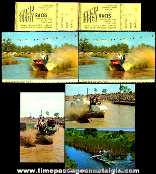 (7) Naples, Florida Swamp Buggy Racing Items