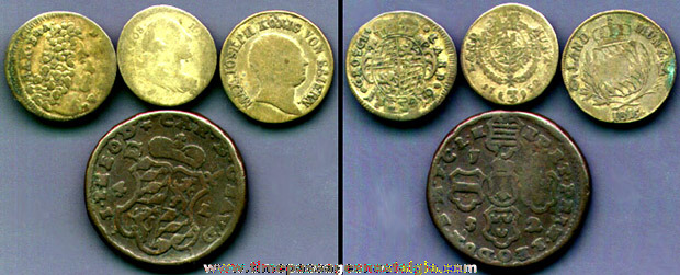 (4) 18th & 19th Century GERMAN STATES (Bavaria) Coins