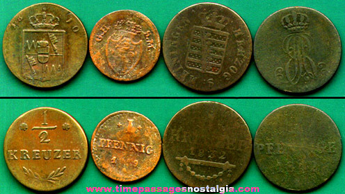 (4) 19th Century GERMAN STATES Coins
