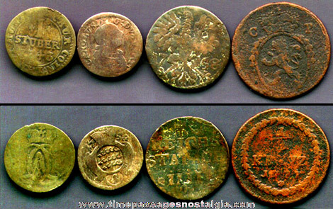 (4) 18th Century GERMAN STATES Coins