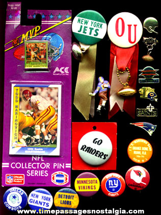 (18) Different Football Sports Advertising Pins
