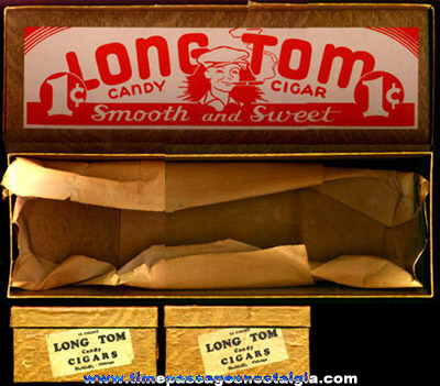 Old Shotwell’s Long Tom Store Display Candy Cigar Box