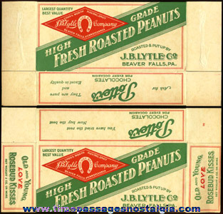 Old Unused J.B. Lytle Company Fresh Roasted PEANUTS Box