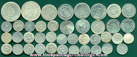 (55) Old Play Money Coins
