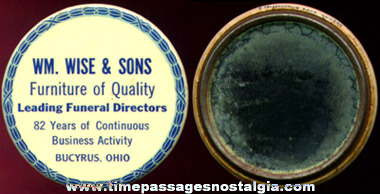 Old Advertising Premium Pocket Mirror