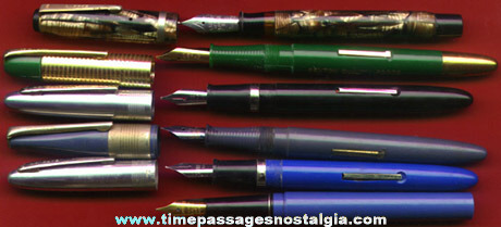 (6) Old Fountain Pens