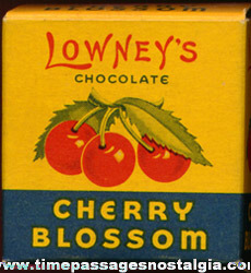 (3) Different Old Lowney’s Chocolate Cherry Blossom Candy Boxes
