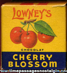 (3) Different Old Lowney’s Chocolate Cherry Blossom Candy Boxes