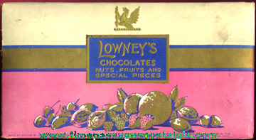 (2) Different Old Lowney’s Chocolates Candy Boxes