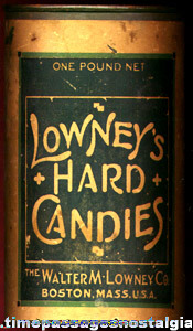 Full Old 1 lb. Can Of Lowney’s Hard Candies