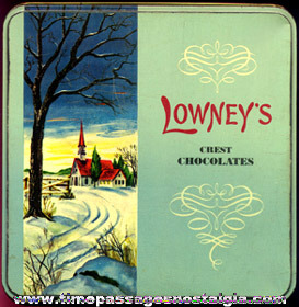 (2) Different Old Lowney’s Candy Tins