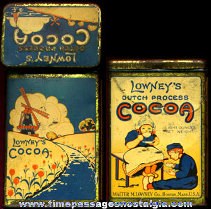 Old Lowney’s Cocoa Advertising Tin