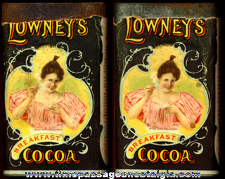 Old Lowney’s Breakfast Cocoa Advertising Tin