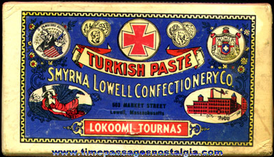 Old Graphic Turkish Paste Confection Box