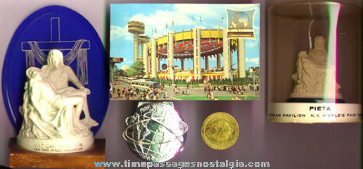 (6) 1964 - 1965 New York World’s Fair Souvenir Items