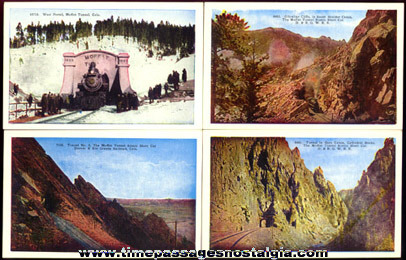 Set Of (10) 1948 James Peak Route Post Cards With Mailer