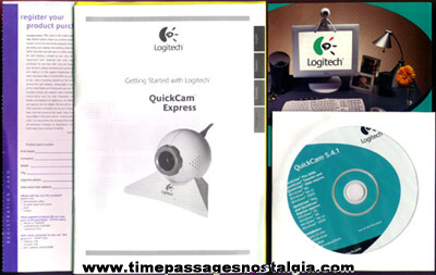 Brand New Unused Logitech Quick Cam Express PC Camera With Software