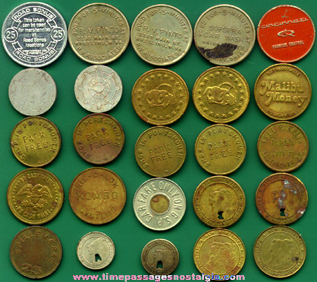 (25) Old Auto Related Tokens