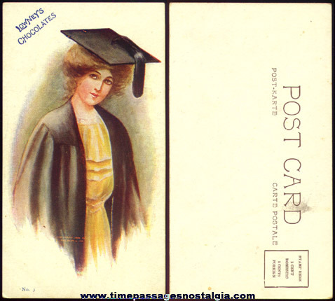 (2) Old Unused Lowneys Advertising Premium Post Cards