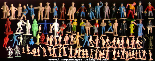 (100) Small Plastic People Figures