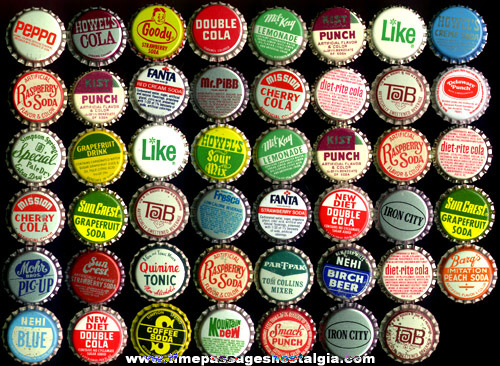 (48) Old Unused Soda Bottle Caps