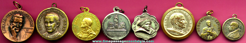 (8) Different Religious Medals / Charms
