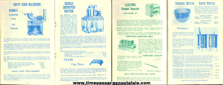 1967 - 1968 Concession Supply Company Equipment Catalog