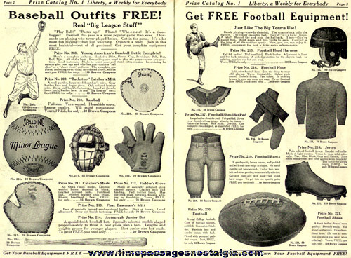 (3) 1928 - 1929 Liberty Magazine Boy Salesmen Booklets
