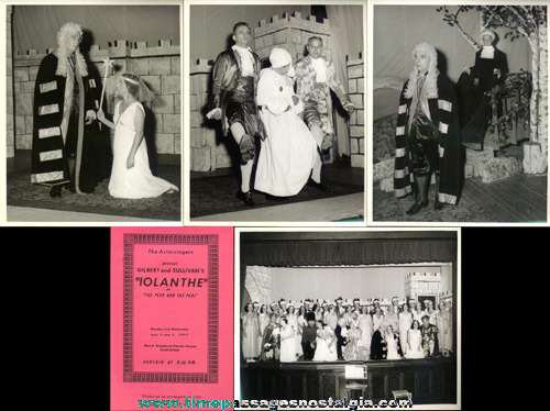 (2) Old Nashua, N.H. Theatre Programs With (7) Large Photographs