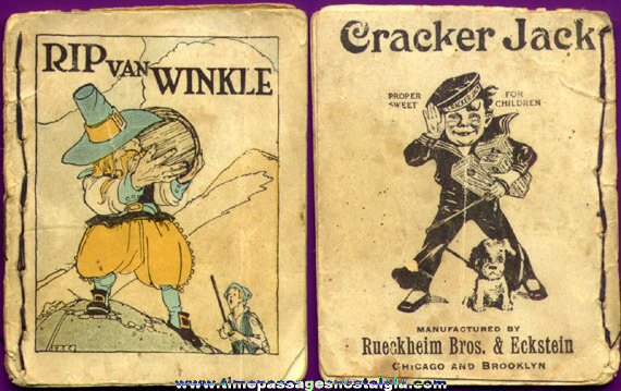 1916 Cracker Jack Premium / Prize Rip Van Winkle Booklet