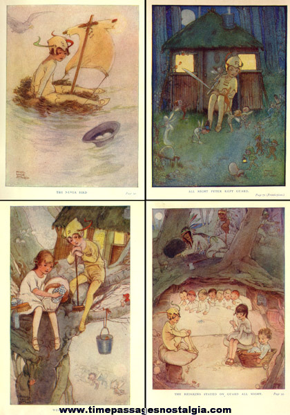 (8) Old Mabel Lucie Attwell Peter Pan Prints